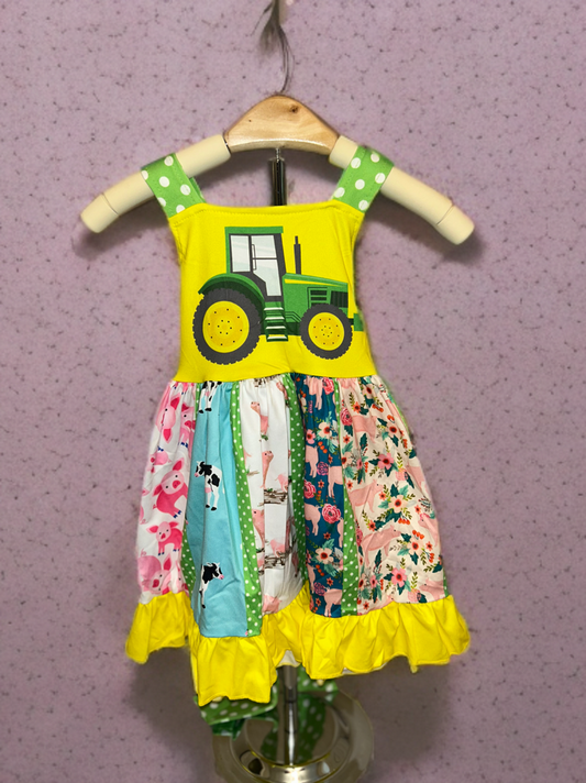 girls tractor dress